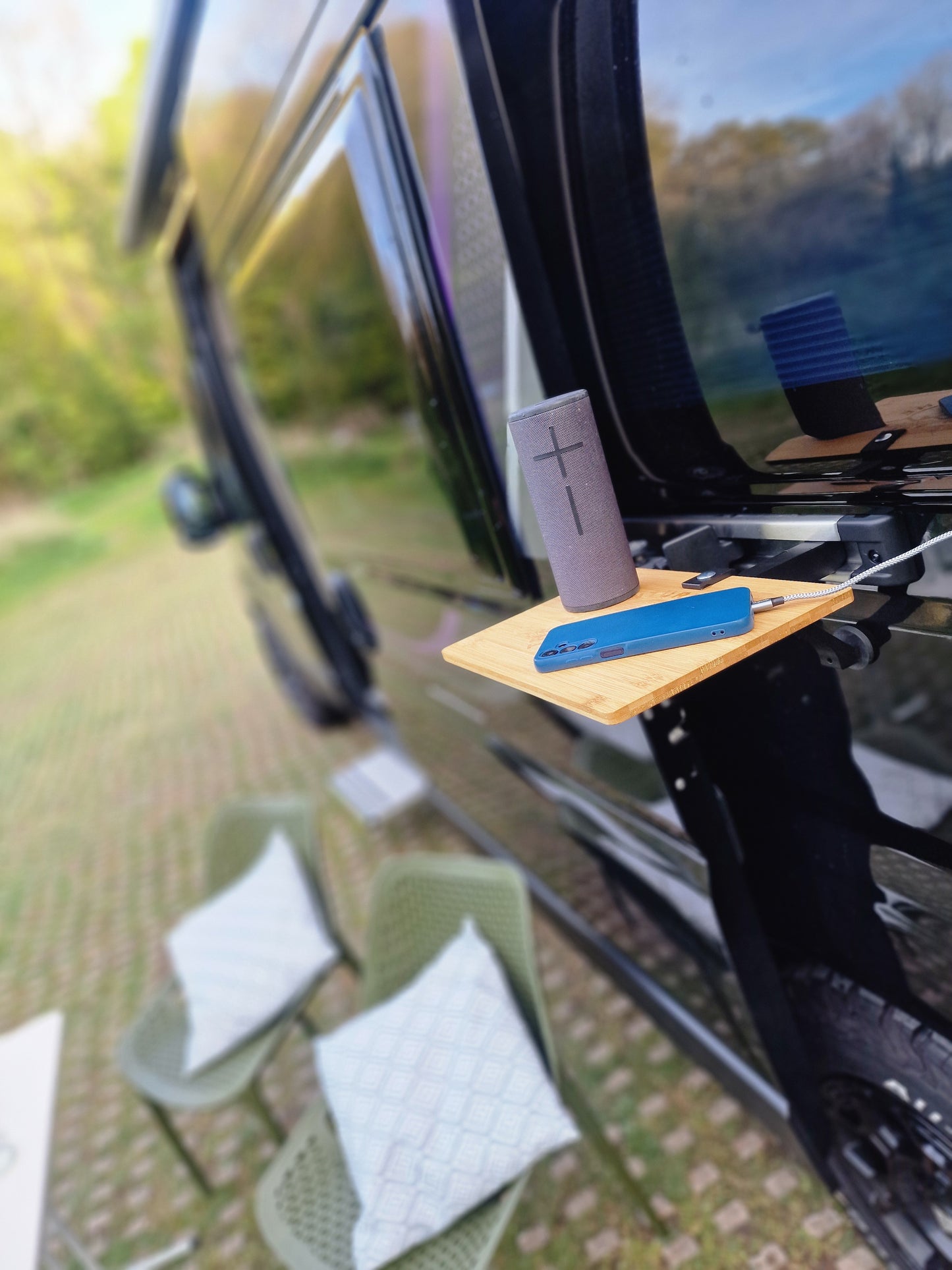Fiat Ducato Outdoor Foldaway Shelf